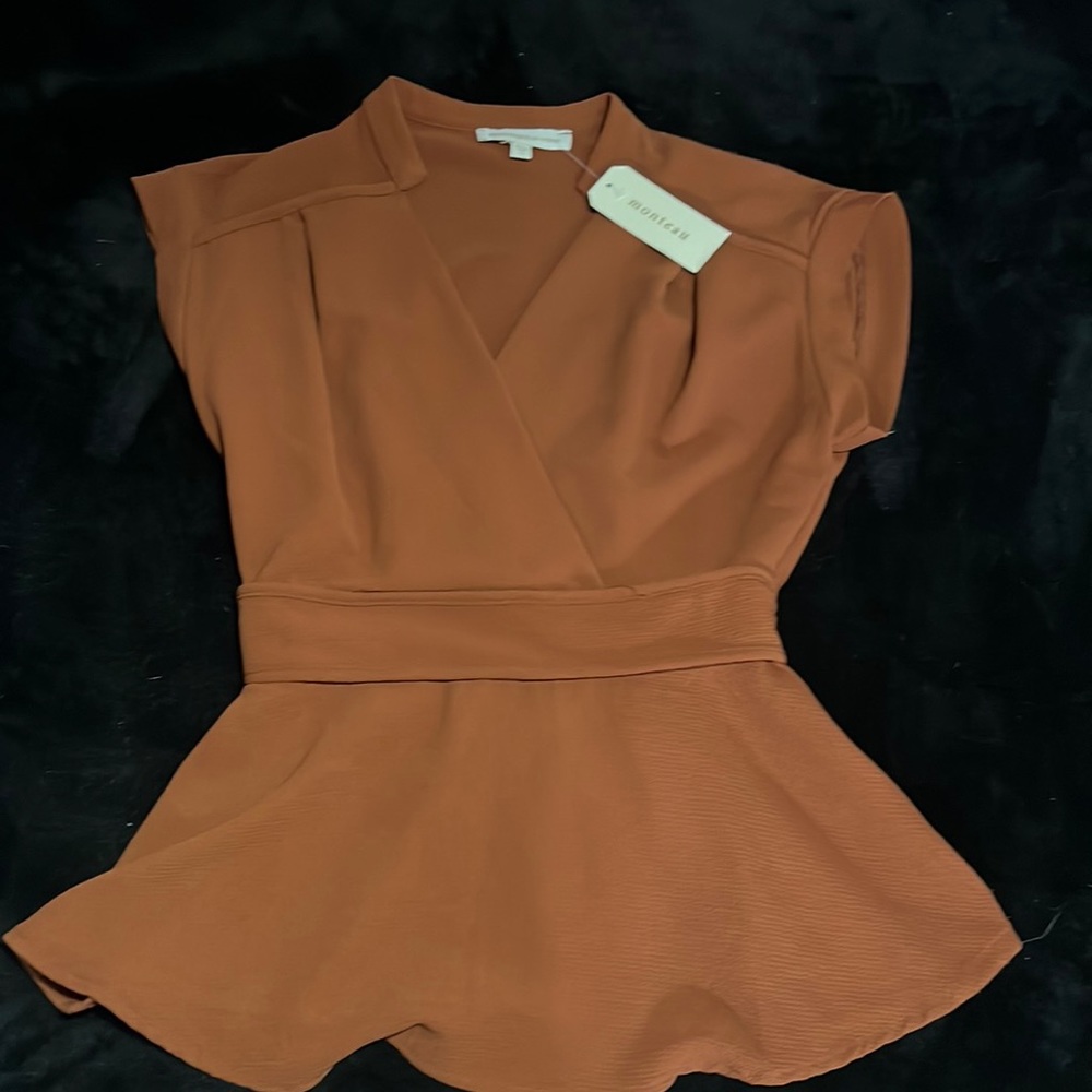 Orange blouse
